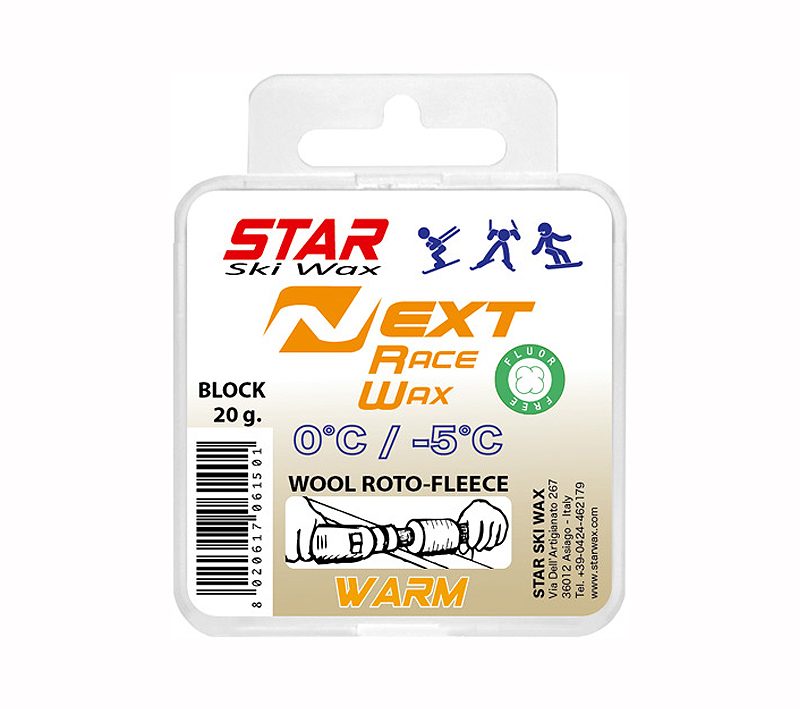 Vaškas slidėms Star Ski Wax Next Warm Block
