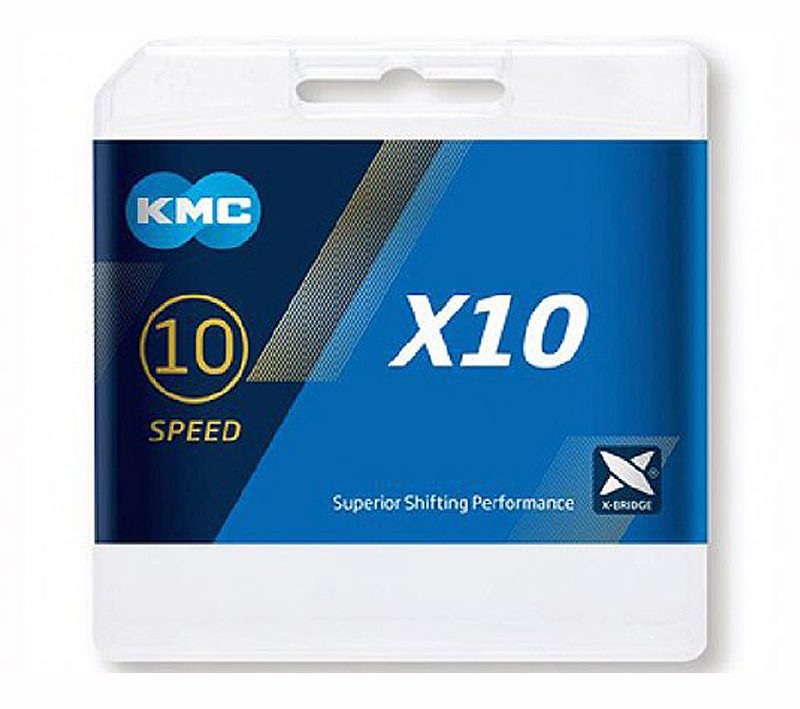 Grandinė KMC X10 Silver Black