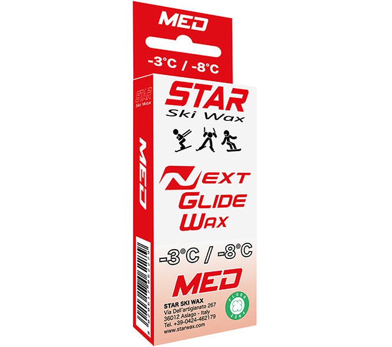 Vaškas slidėms Star Ski Wax Next Glide Med