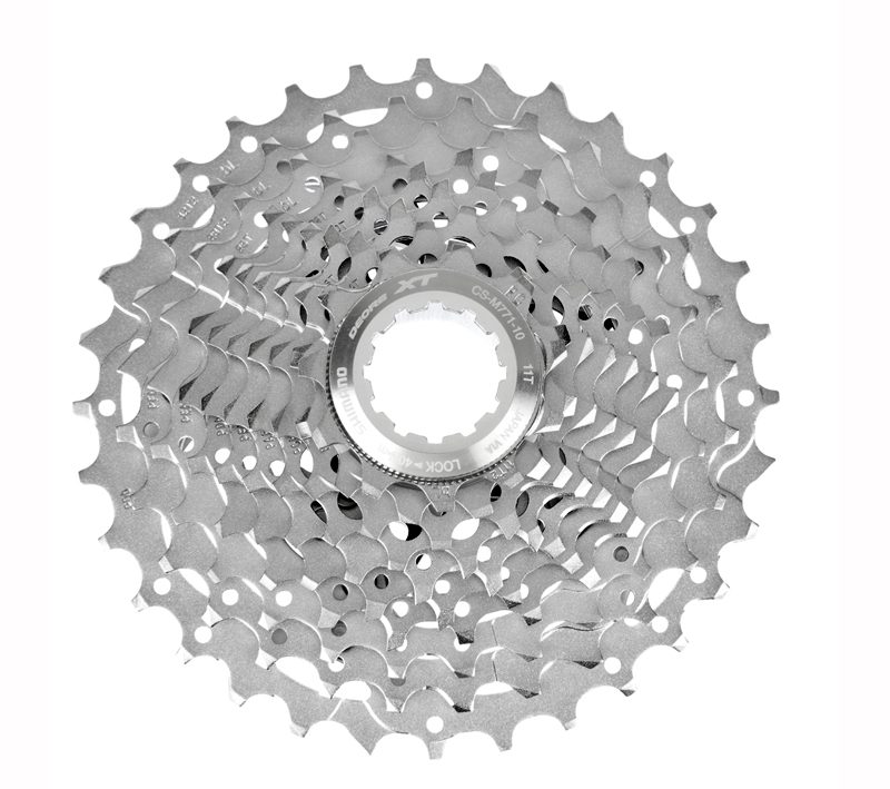 Žvaigždžių blokas galinis Shimano CS-M771-10 Deore XT