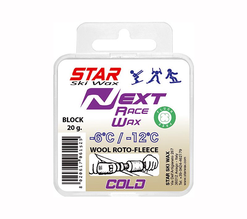 Vaškas slidėms Star Ski Wax Next Cold Block