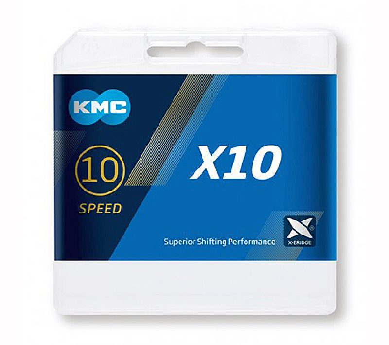 Grandinė KMC X10 Silver Black