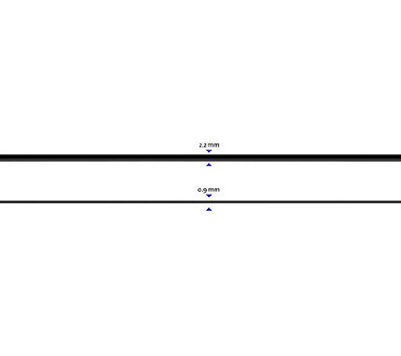 Stipinas Sapim CX-Ray J-Bend 2-2.3-0.9-2 x 290 mm