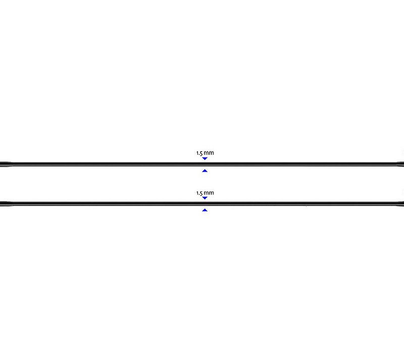 Stipinas Sapim Laser J-Bend 2-1.5-2 x 294 mm