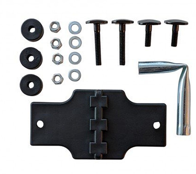 Dviračio laikiklio ant stogo tvirtinimo detalės Peruzzo