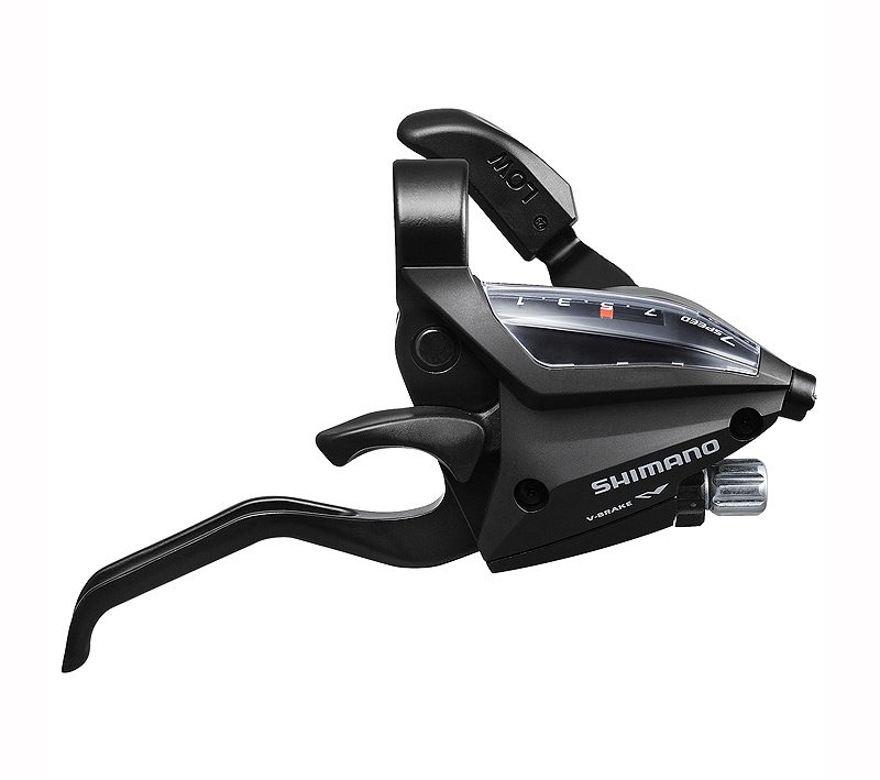 Pavarų stabdžių rankenėlė Shimano ST-EF500-7R-2F