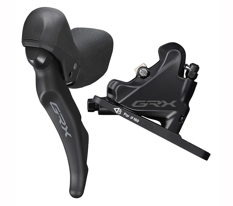 Stabdžių pavarų rankenėlė su hidrauliniais stabdžiais Shimano ST-RX600(L) BR-RX400(F) GRX
