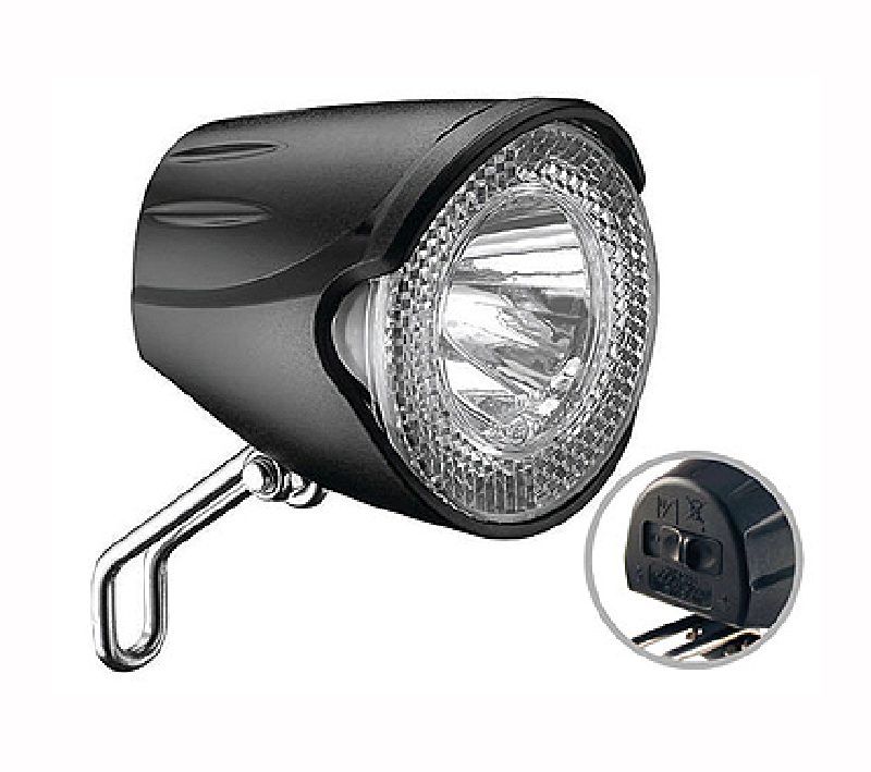 Žibintas priekinis nuo stebulės dinamos Union UN-4255