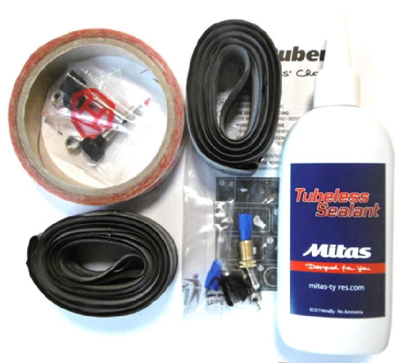Bekamerinių padangų sandarinimo komplektas Rubena Tubeless Supra 29"