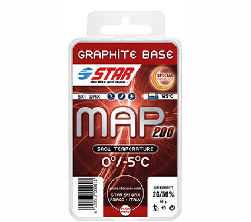 Vaškas slidėms, bazinis Star Ski Wax MAP200