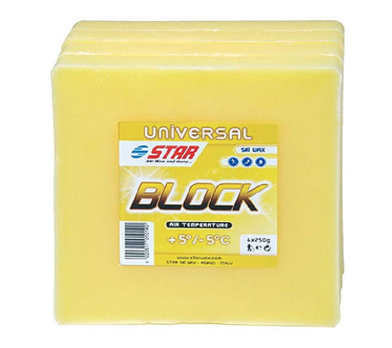 Vaškas kalnų slidėms Star Ski Wax Block plus