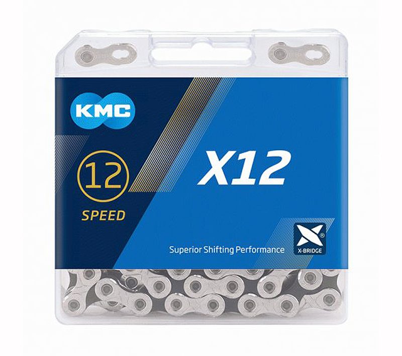 Grandinė KMC X12 Silver black