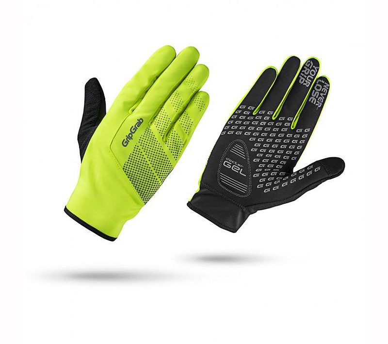 GripGrab žieminės pirštinės GripGrab Ride Hi-Vis Windproof S
