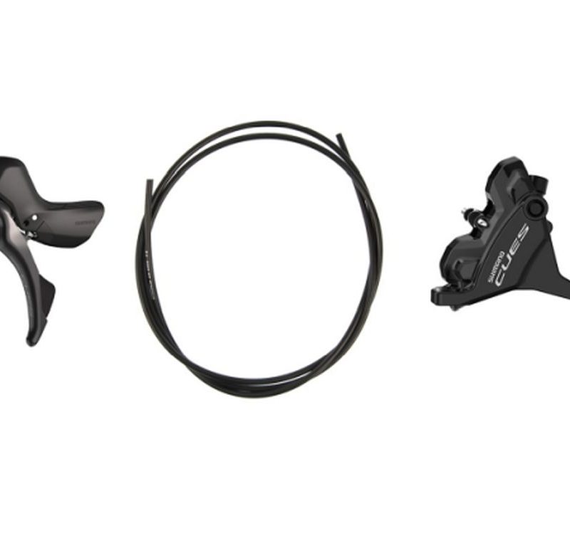 Stabdžių pavarų rankenėlė su hidrauliniais stabdžiais Shimano ST-U6030(L) BR-U6030(F) CUES