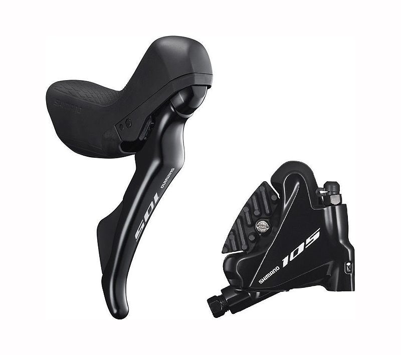 Stabdžių pavarų rankenėlė su hidrauliniais stabdžiais Shimano ST-R7020(R) BR7070(R) 105