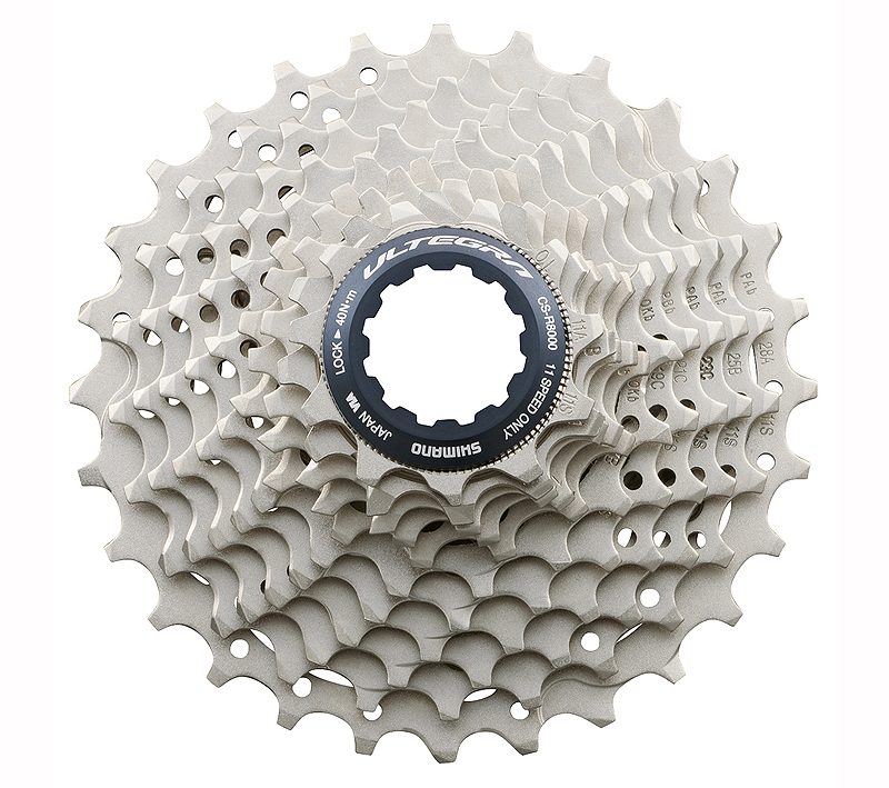 Žvaigždžių blokas galinis Shimano CS-R8000 Ultegra
