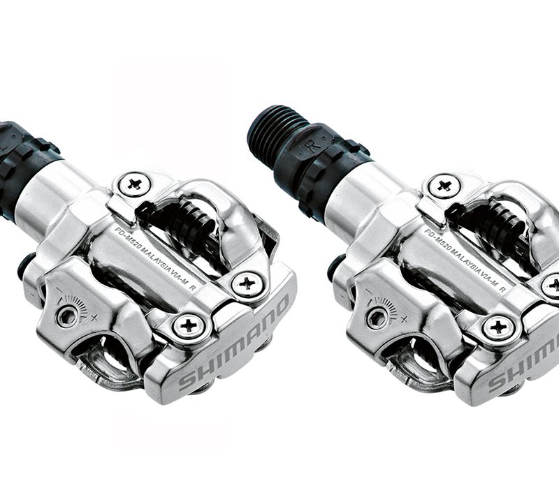 Pedalai Shimano PD-M520 Silver