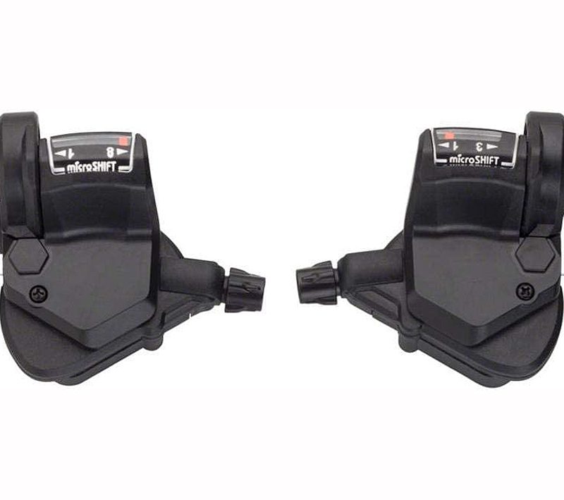 Pavarų rankenėlės microSHIFT Mezzo TS39-28