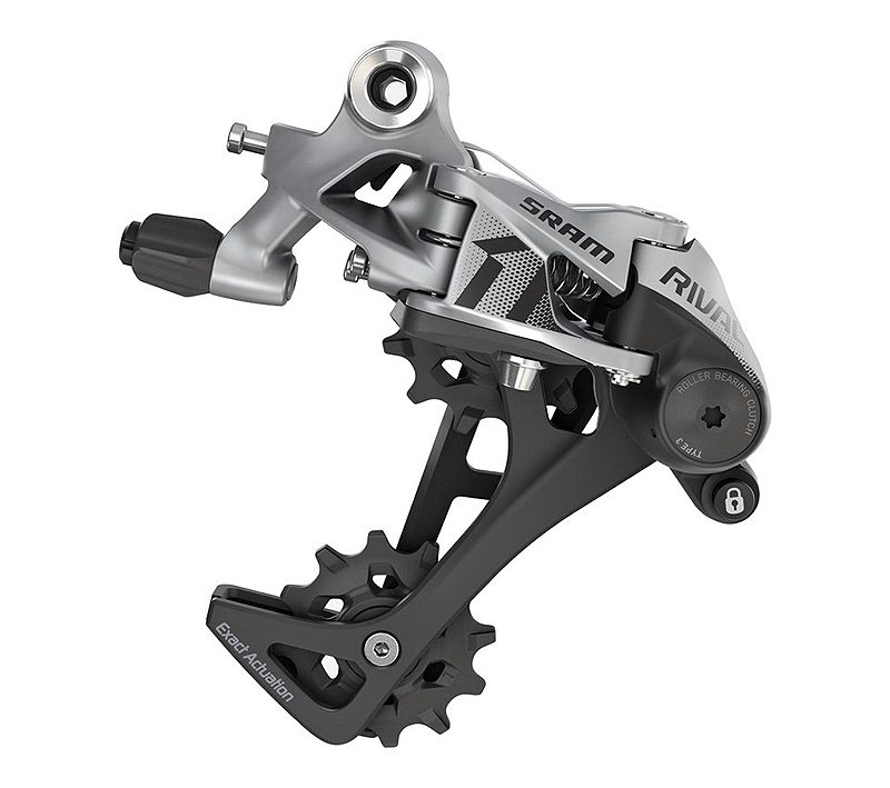 Perjungėjas galinis SRAM Rival 1 Longe Cage