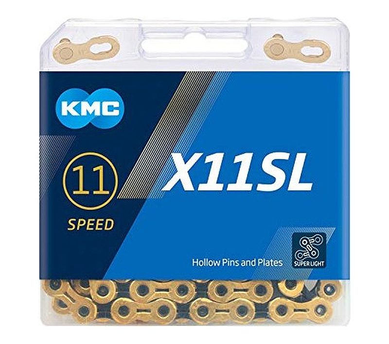 Grandinė KMC X11SL Ti-N Gold Black