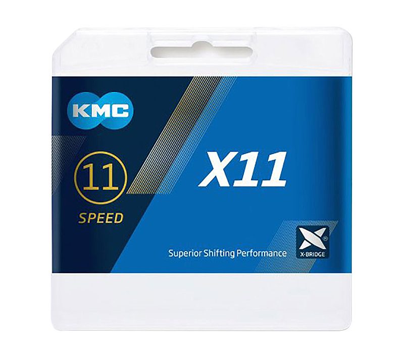 Grandinė KMC X11 Silver Black