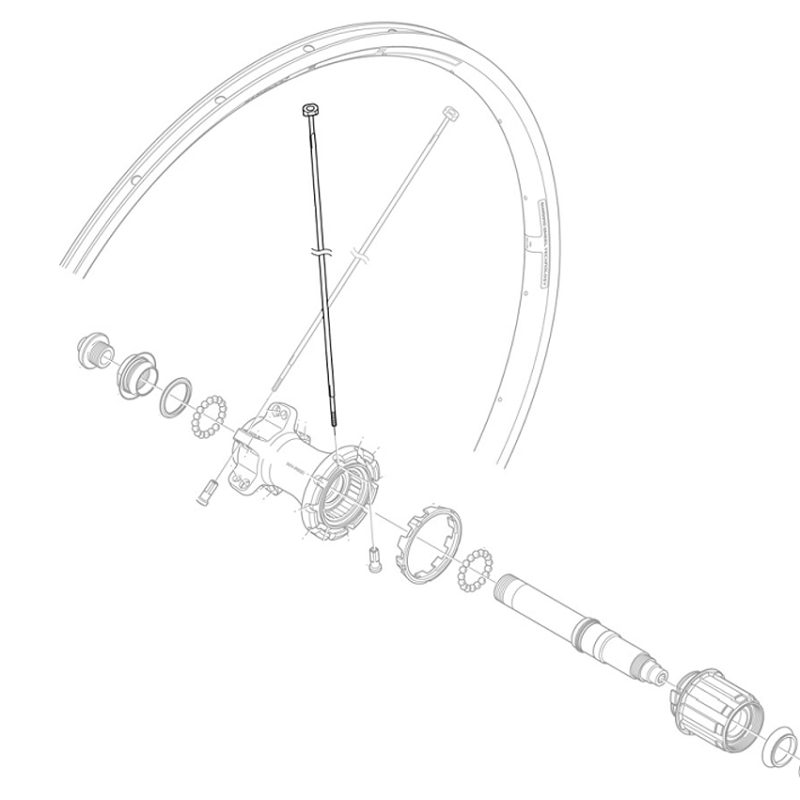 Stipinas Shimano 272 mm WH-R600-R