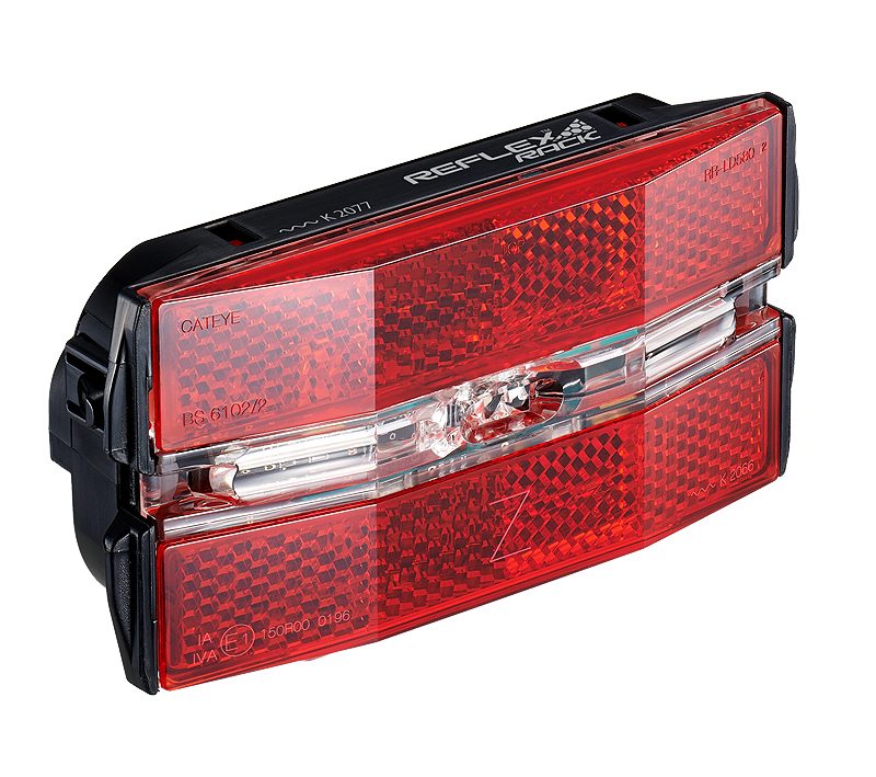 Žibintas galinis Cat Eye Reflex Rack