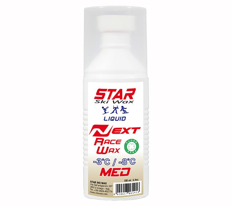 Vaškas slidėms, skystas Star Ski Wax Next Med