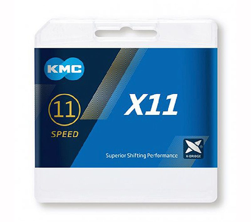Grandinė KMC X11 Silver Black