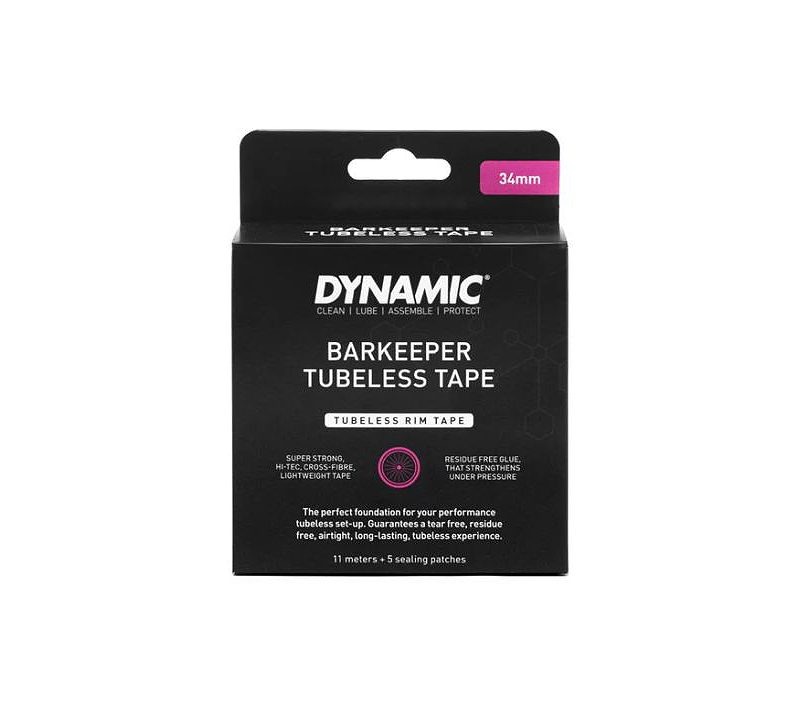Bekamerinio ratlankio juosta Barkeeper Tubeless Tape 34 mm Dynamic