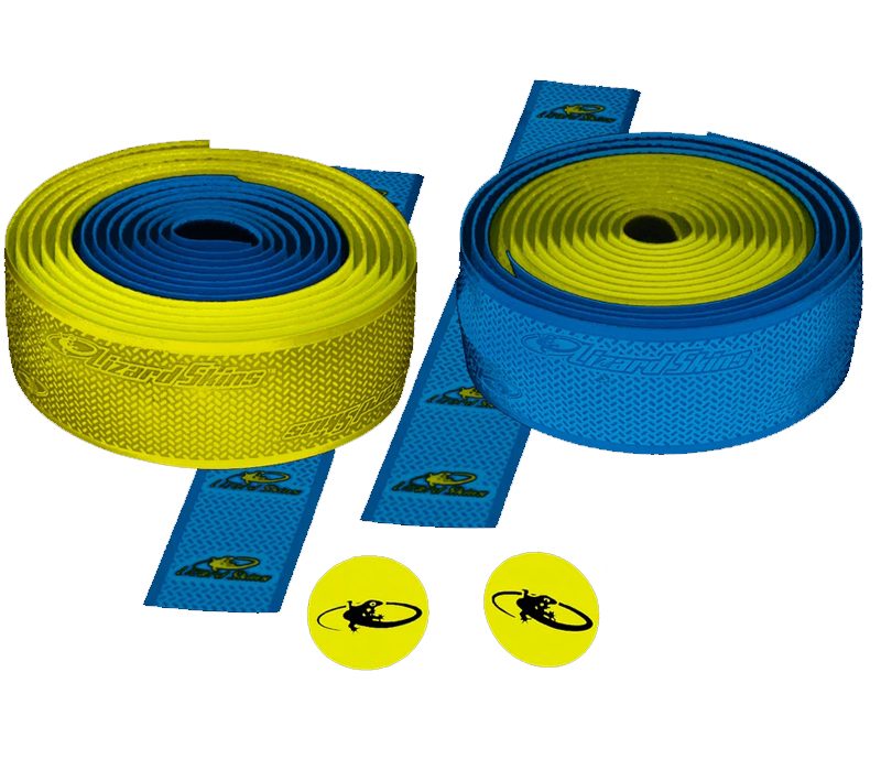 Vairo juosta Lizard Skins DSP V2 2.5 mm Dual Cobalt Blue/Neon