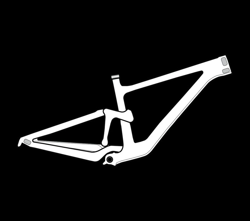 Apsauga rėmui Lizard Skins Frame Wrap - Cable Rub Kit