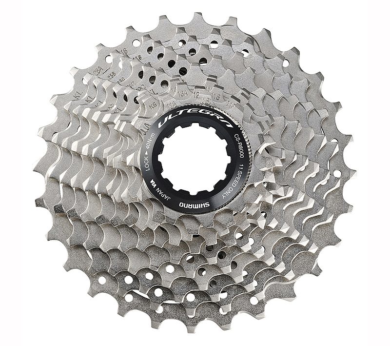 Žvaigždžių blokas galinis Shimano CS-R8000 Ultegra