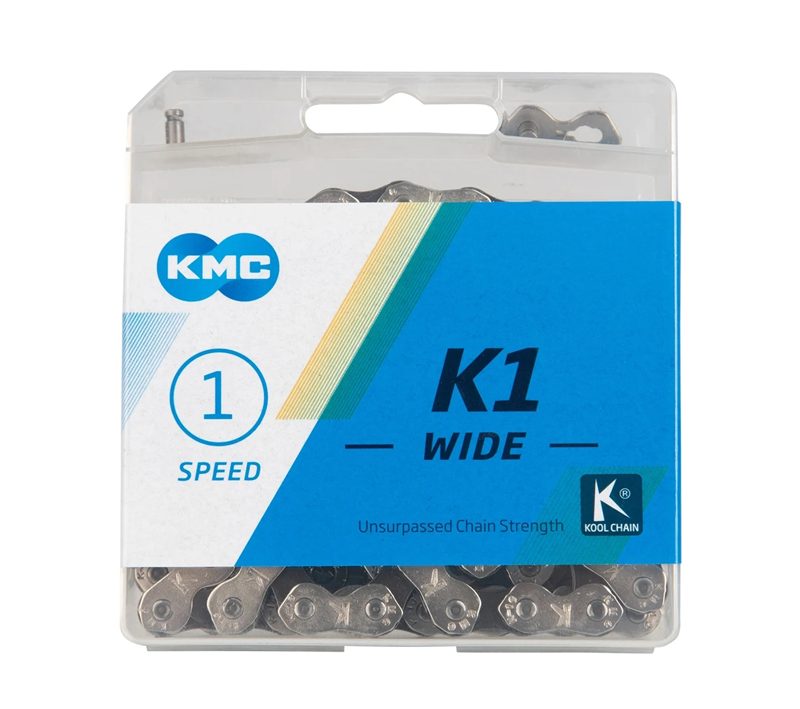 Grandinė KMC K1 Wide Silver/Black