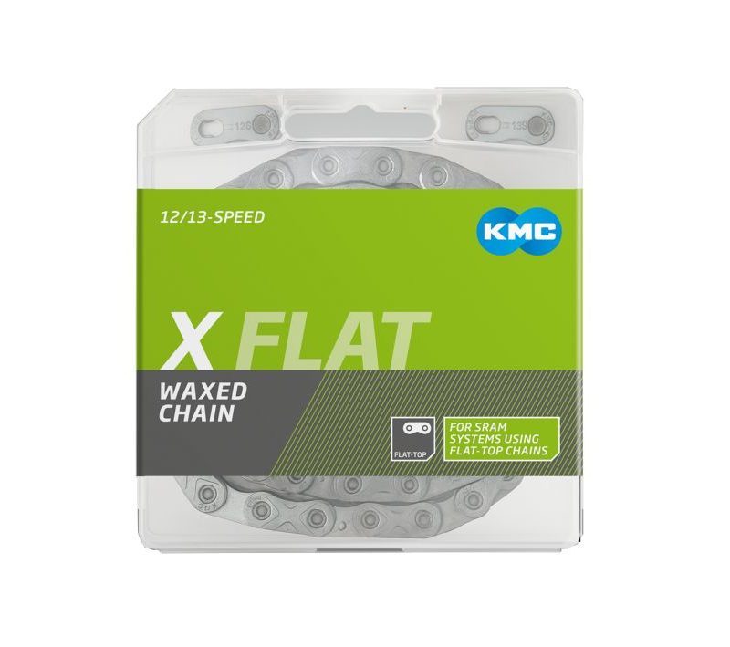 Grandinė KMC X FLAT Silver Waxed