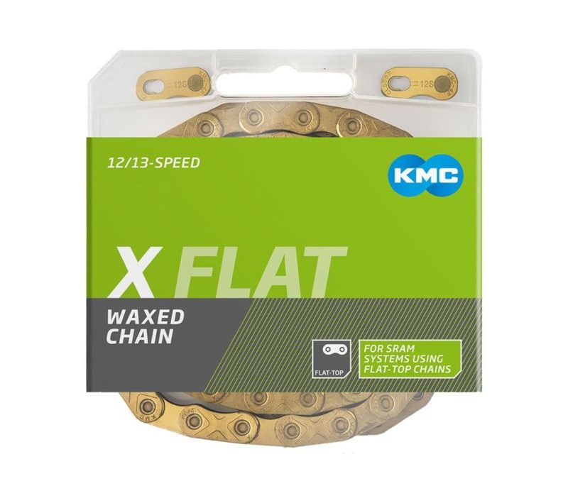 Grandinė KMC X FLAT Ti-N Gold Waxed