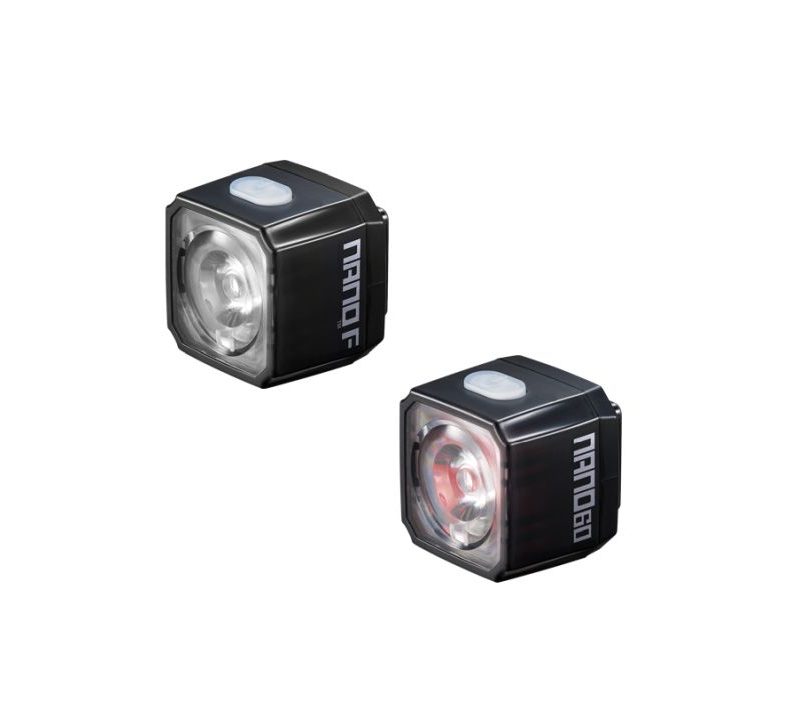 Žibintų komplektas Cat Eye NANO F / NANO60 (USB-C/USB-C)