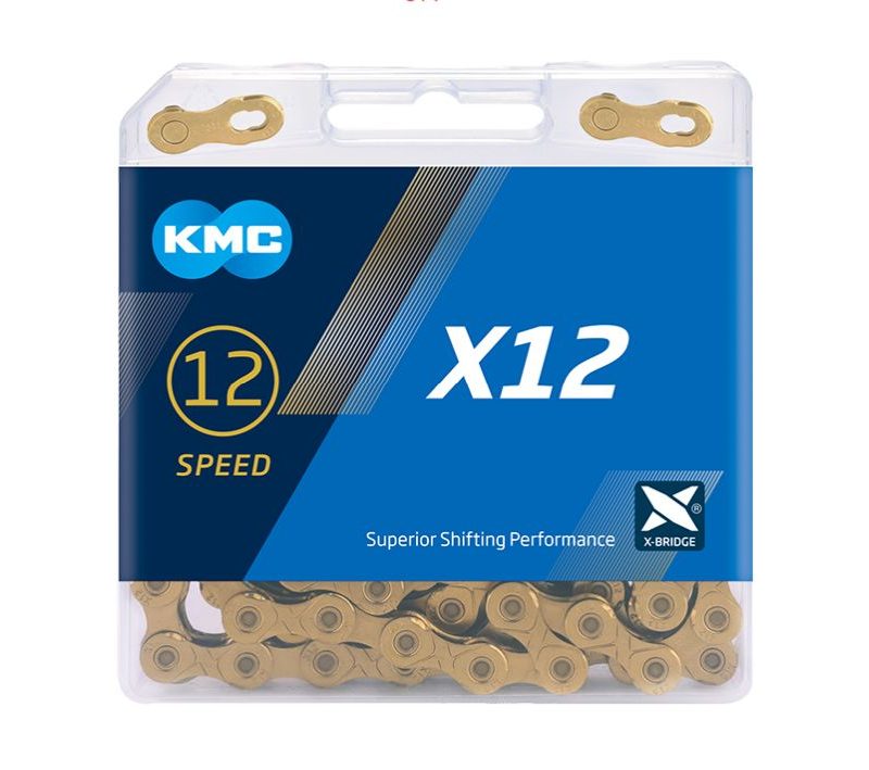 Grandinė KMC X12 Ti-N Gold