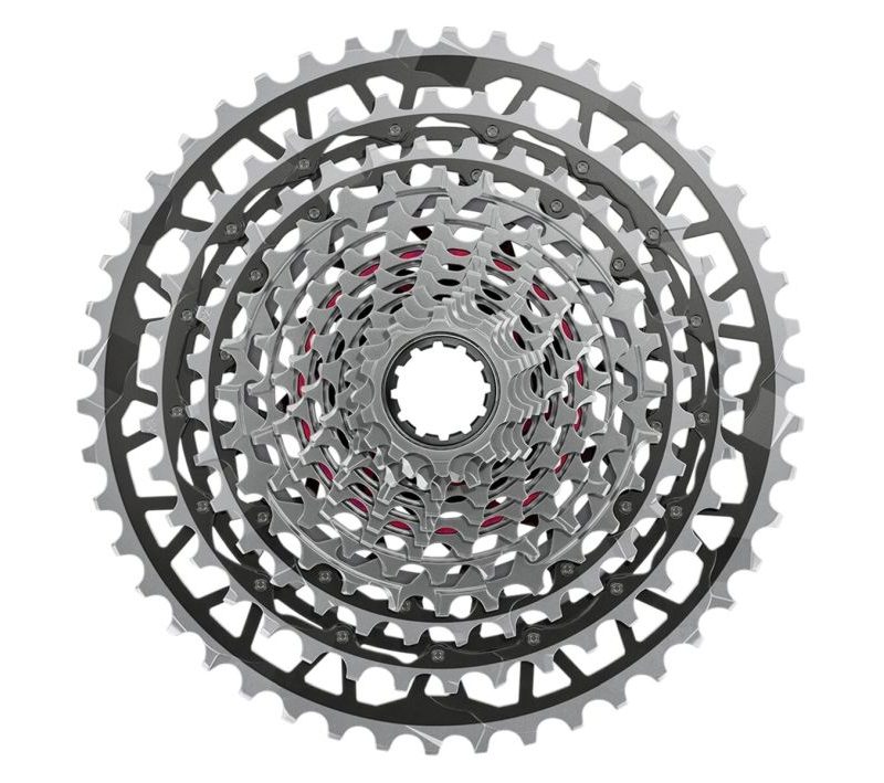 Žvaigždžių blokas galinis SRAM XG-1391 Red E1 XPLR