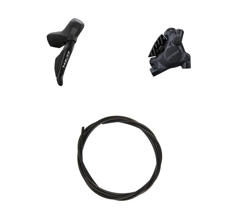 Stabdžių pavarų rankenėlė su hidrauliniais stabdžiais Shimano ST-RX715-R / BR-RX410 GRX Di2