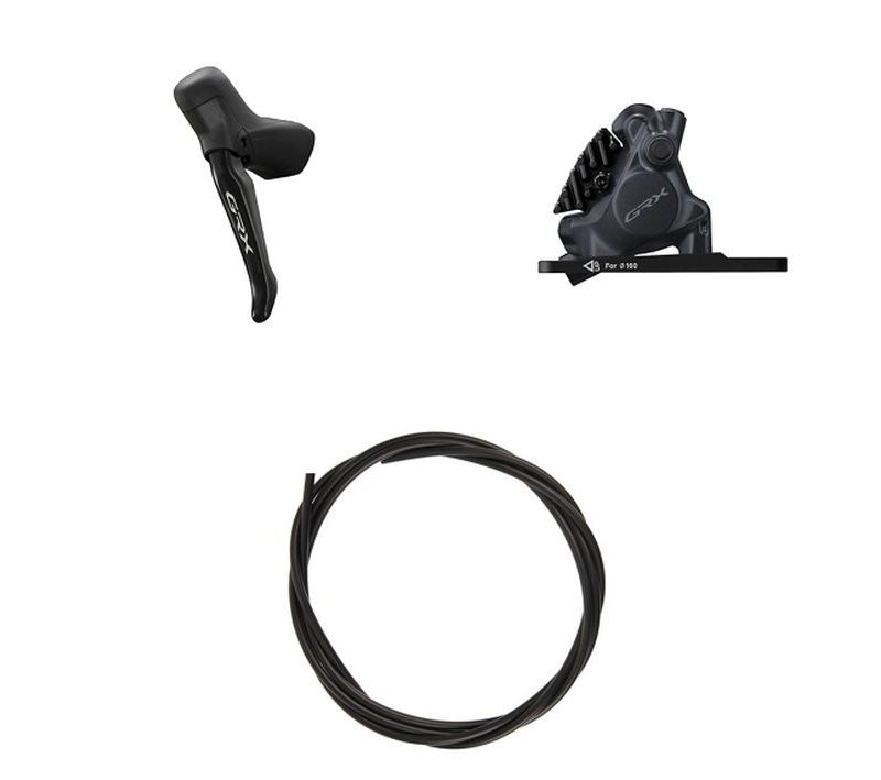Stabdžių pavarų rankenėlė su hidrauliniais stabdžiais Shimano BL-RS717-L / BR-RX410 GRX Di2