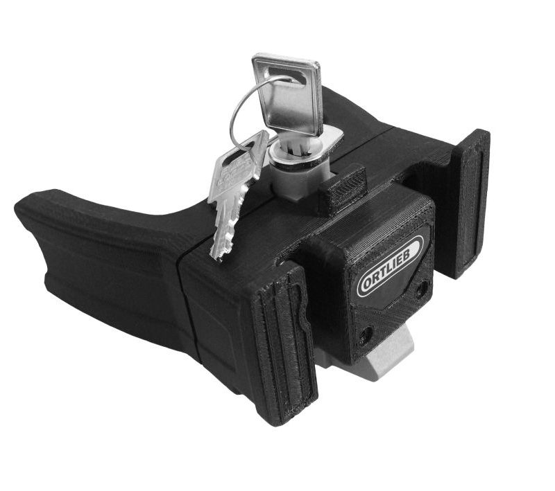 Vairo tvirtinimo rinkinys Ortlieb E-bike with Lock