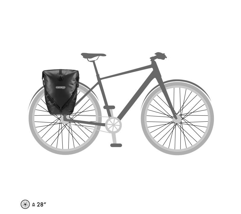 Krepšių komplektas Ortlieb Back-Roller Black