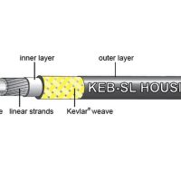 Stabdžių šarvas Jagwire Compresionless KEB Slick Lube 5 mm