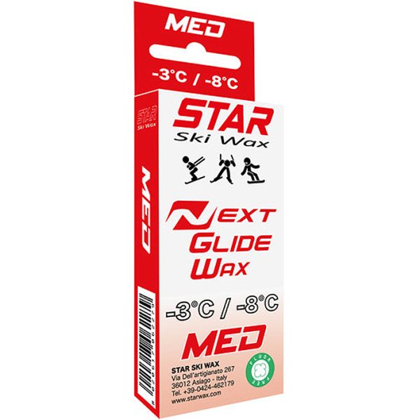 Vaškas slidėms Star Ski Wax Next Glide Med