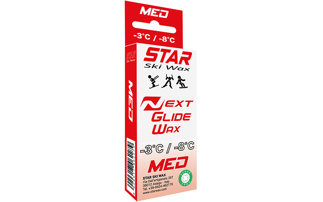 Vaškas slidėms Star Ski Wax Next Glide Med