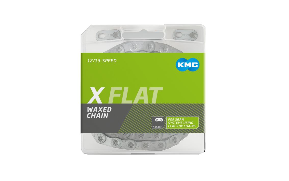 Grandinė KMC X FLAT Silver Waxed