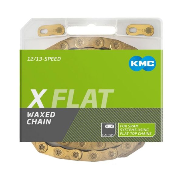 Grandinė KMC X FLAT Ti-N Gold Waxed