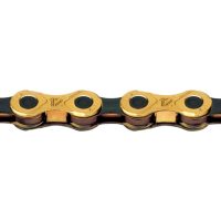 Grandinė KMC X12 Ti-N Gold/Black Waxed