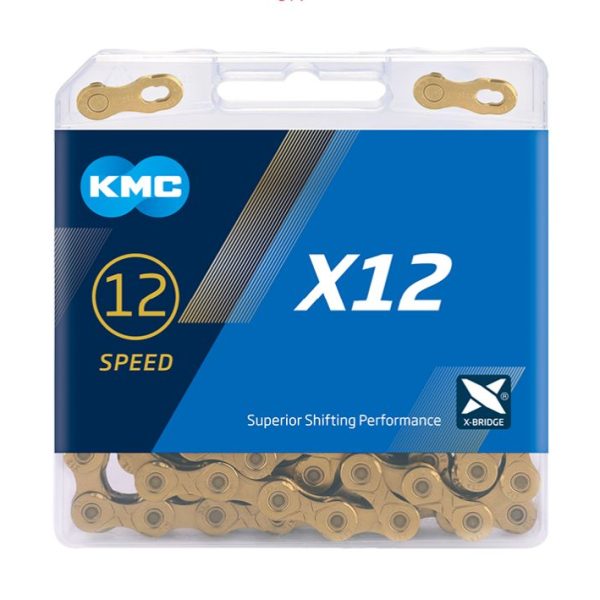 Grandinė KMC X12 Ti-N Gold